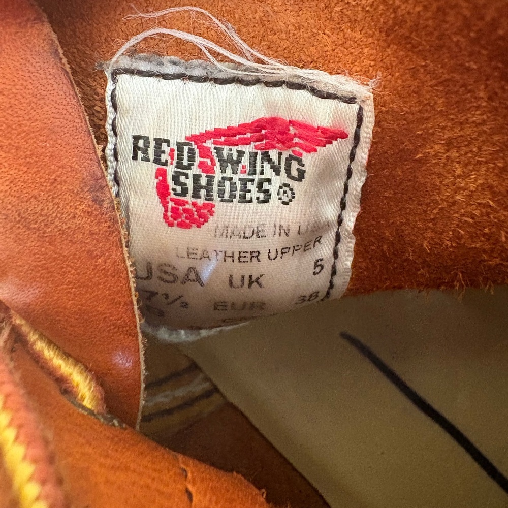 Red Wing Shoes Women’s Moc Boots - Tan Leather - Picture 9 of 12